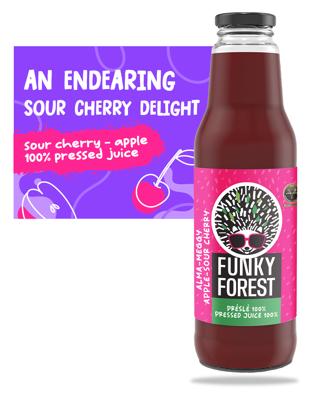 Funky Forest 100% sour cherry-apple