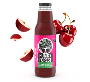 Pressed juice: sour cherry-apple 750 ml