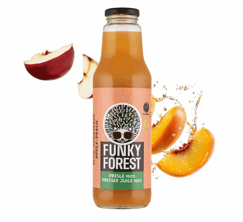 Pressed juice: apple-peach  750 ml